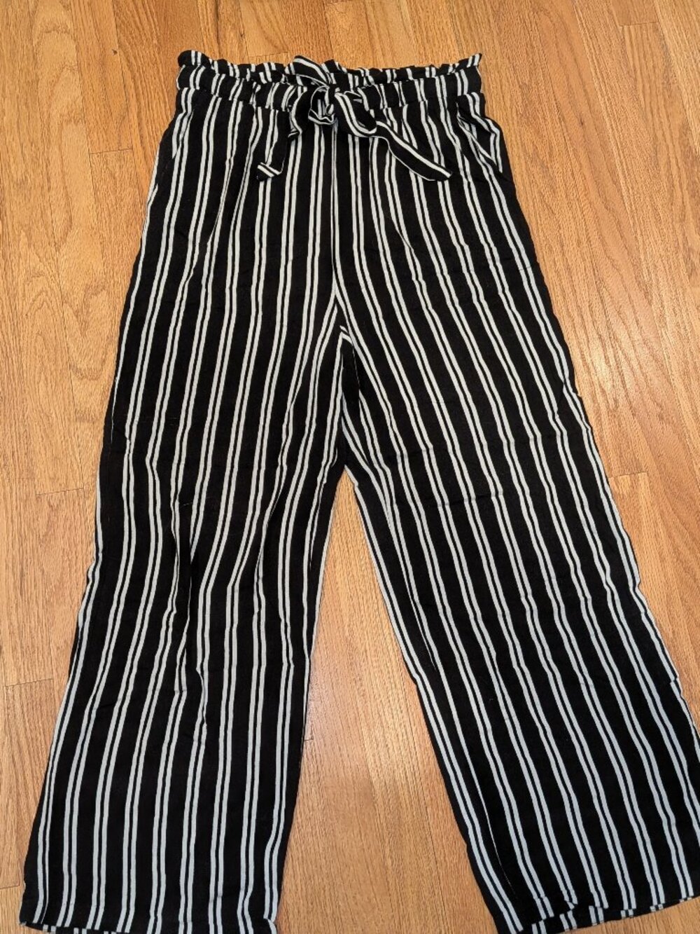 Pinstripe Wide Legged Pants - Small